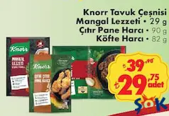 KNORR TAVUK ÇEŞNİSİ/MANGAL LEZZETİ/ÇITIR PANE HARCI/KÖFTE HARCI KNORR TAVUK ÇEŞNİSİ/MANGAL LEZZETİ/ÇITIR PANE HARCI/KÖFTE HARCI